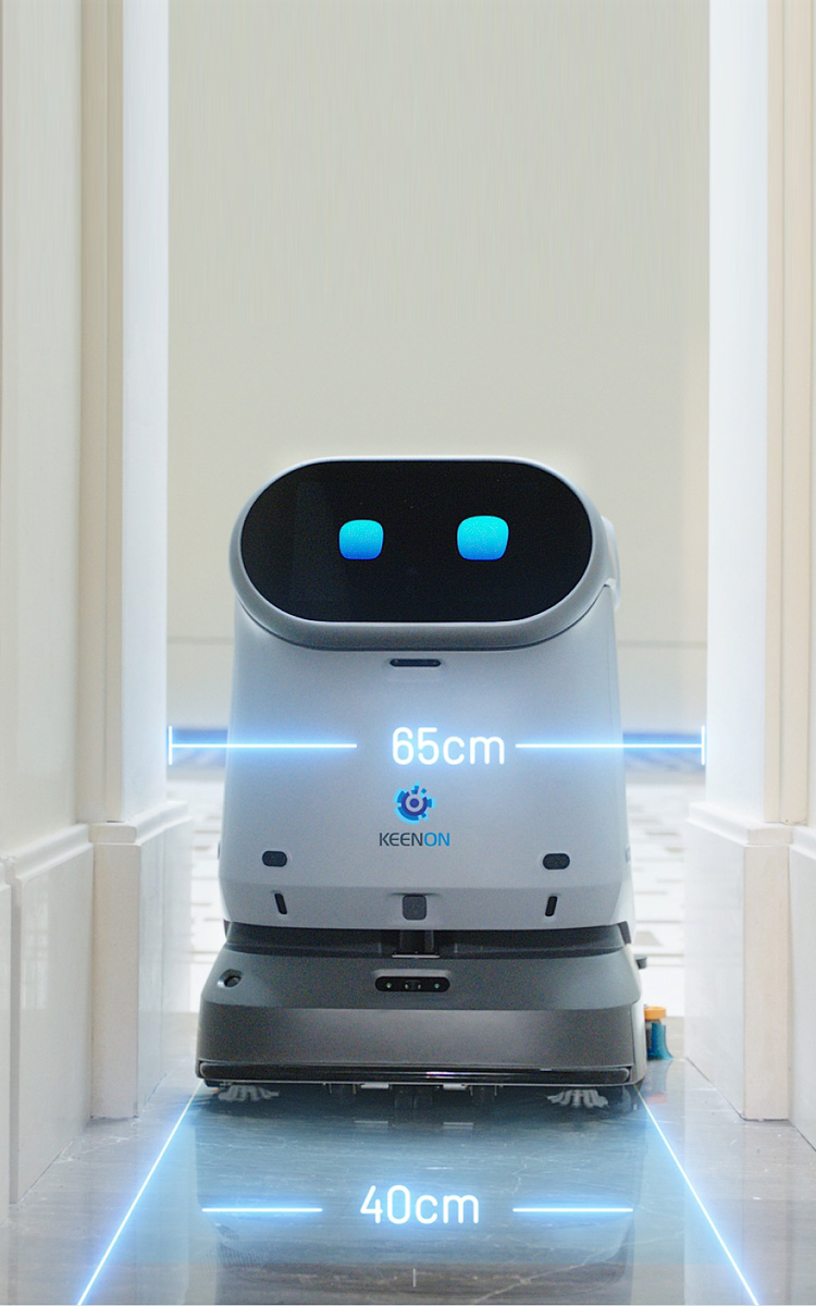 Robot laveuse professionnel Keenon C40, vue 5